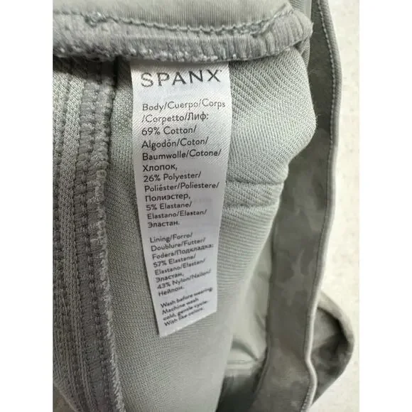 Spanx Leggings Skinny Womens Large Jeanish Ankle Camo Mid Rise Pull On - Picture 8 of 10